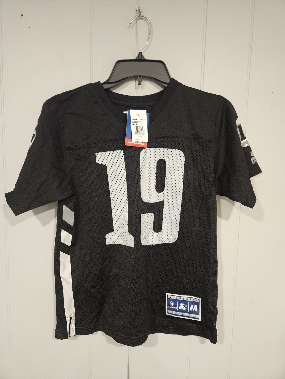 Birmingham Iron AAF Football Youth Boys Medium 8-10 Starter Jersey #19 NWT